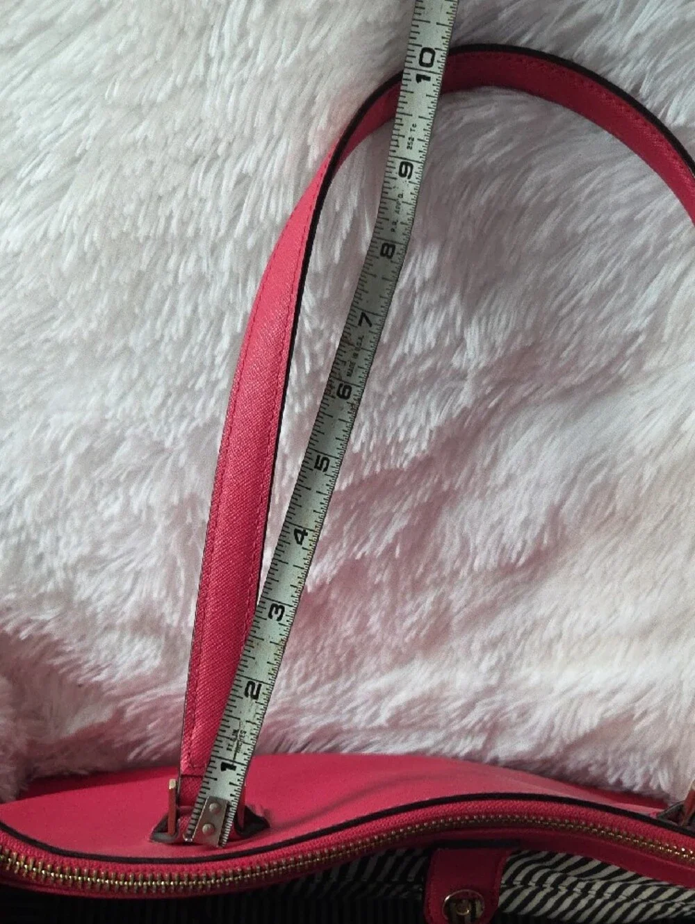 kate spade Pink-Red Saffiano Leather Tote